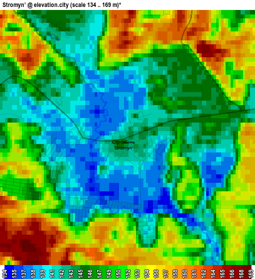 Stromyn’ elevation map