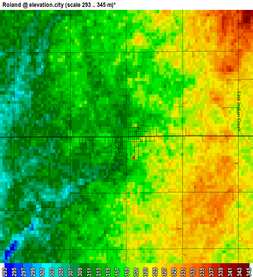 Roland elevation map