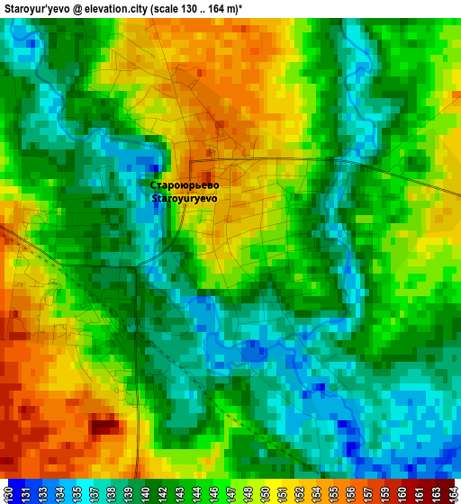 Staroyur’yevo elevation map