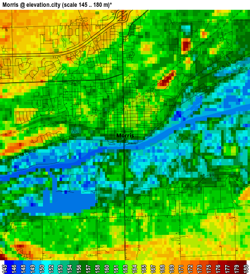 Morris elevation map