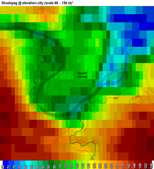 Shudayag elevation map