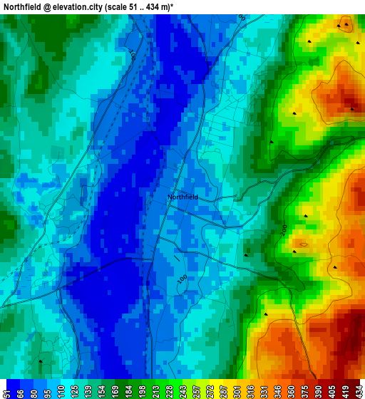 Northfield elevation map