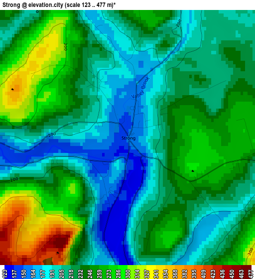 Strong elevation map