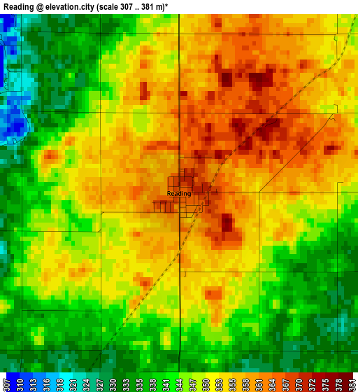 Reading elevation map