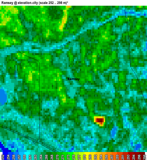 Ramsey elevation map