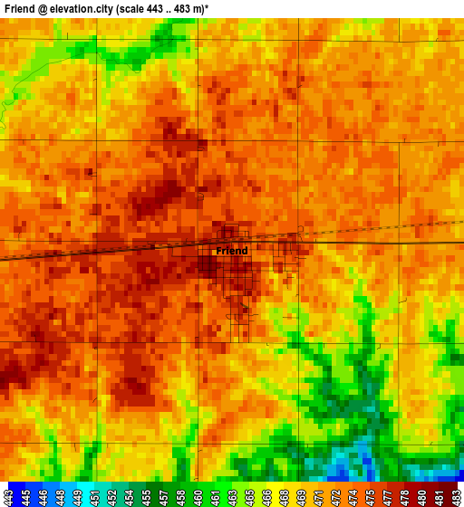 Friend elevation map