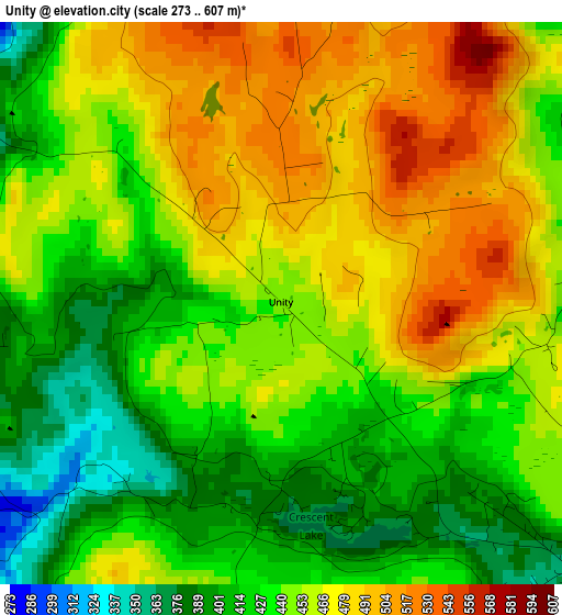 Unity elevation map