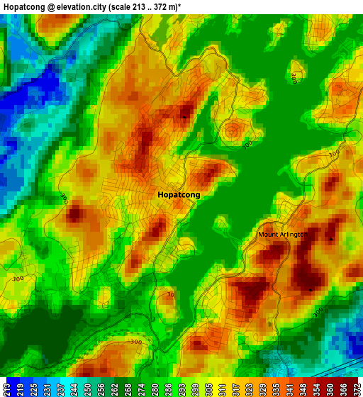 Hopatcong elevation map