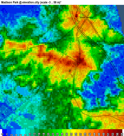 Madison Park elevation map