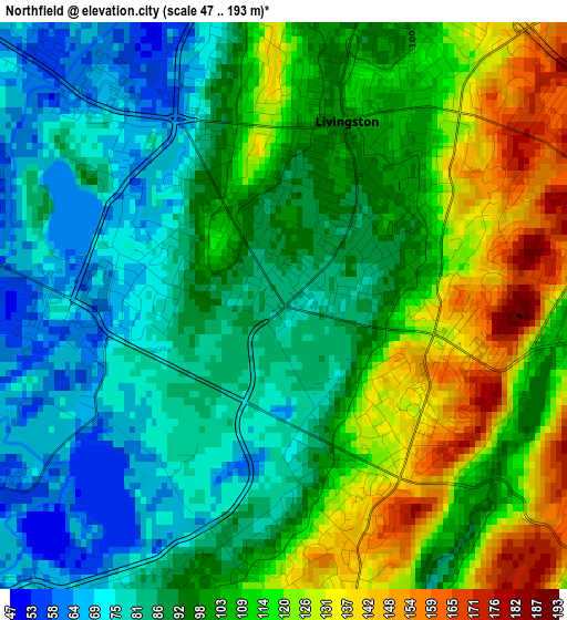 Northfield elevation map