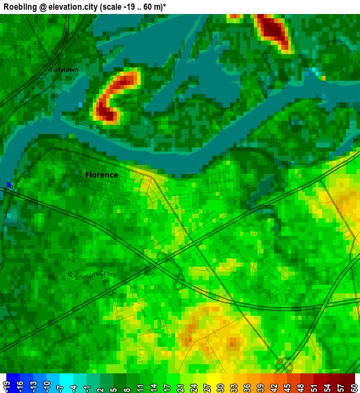 Roebling elevation map