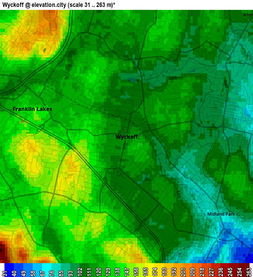 Wyckoff elevation map