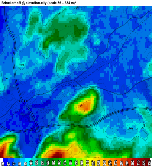 Brinckerhoff elevation map