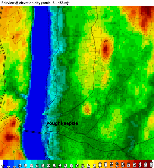 Fairview elevation map