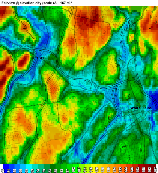 Fairview elevation map