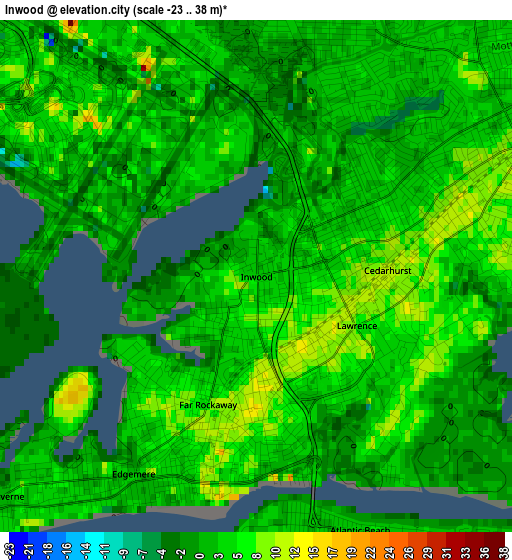 Inwood elevation map