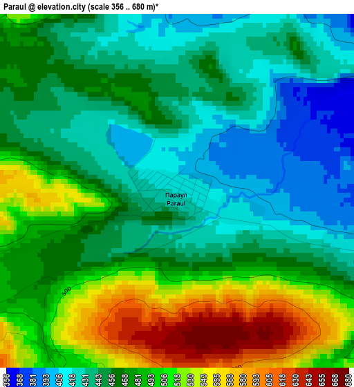 Paraul elevation map