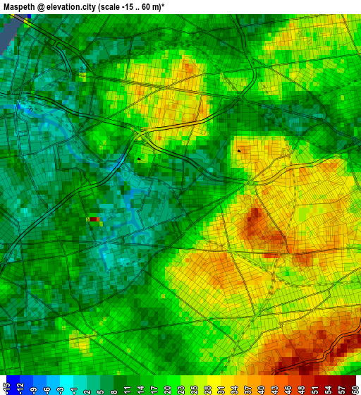 Maspeth elevation map