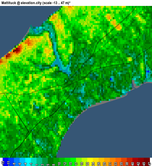 Mattituck elevation map