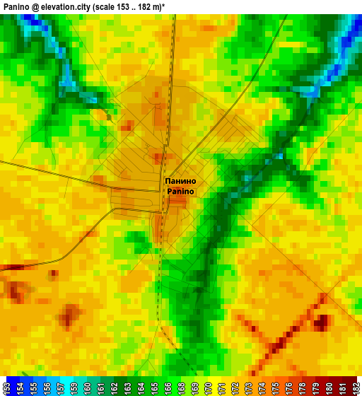 Panino elevation map