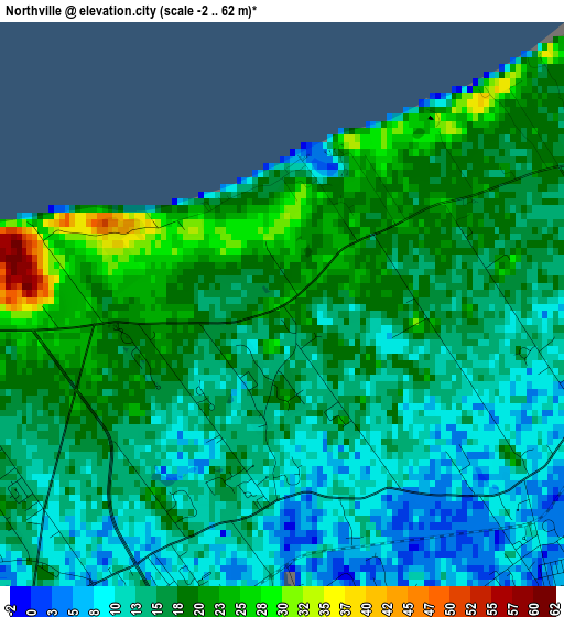 Northville elevation map