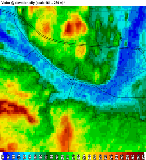 Victor elevation map