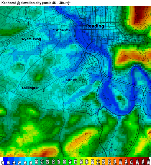 Kenhorst elevation map