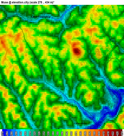 Muse elevation map