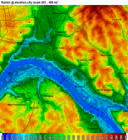 Rankin elevation map