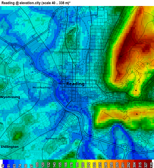 Reading elevation map