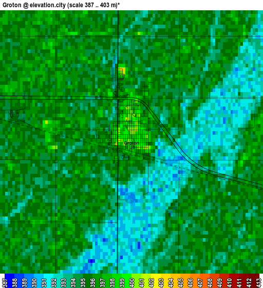 Groton elevation map