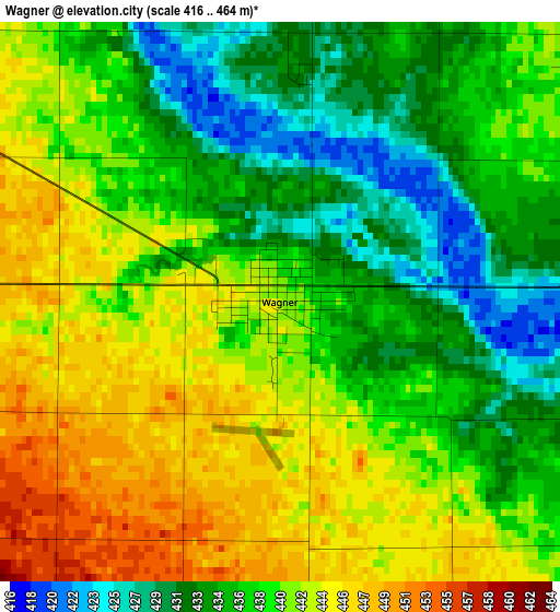 Wagner elevation map