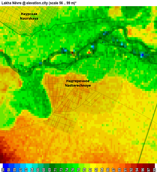 Lakha Nëvre elevation map