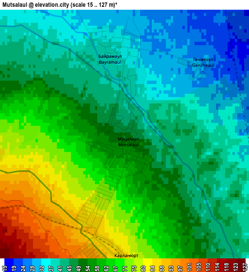 Mutsalaul elevation map