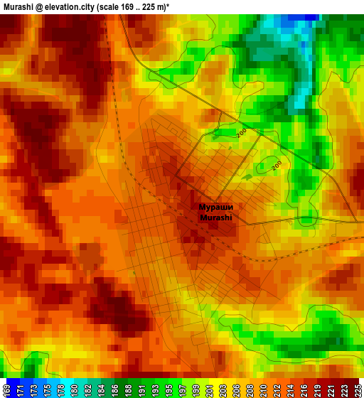 Murashi elevation map