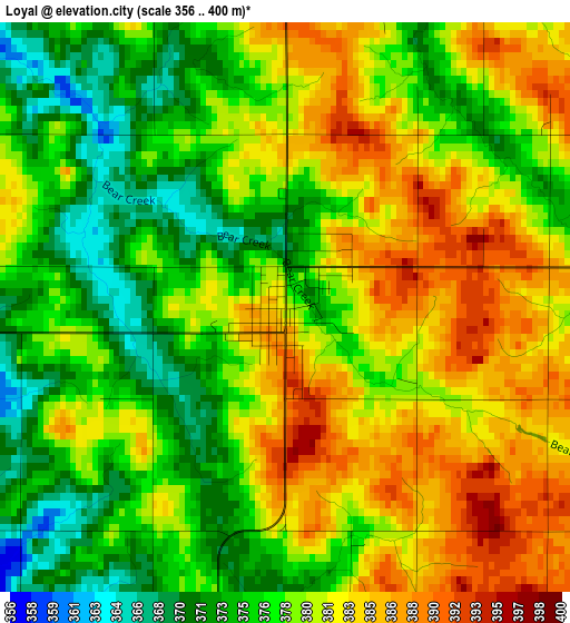 Loyal elevation map