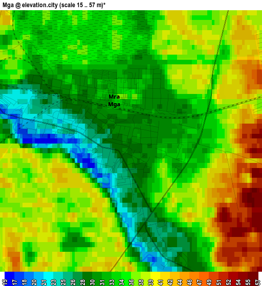 Mga elevation map