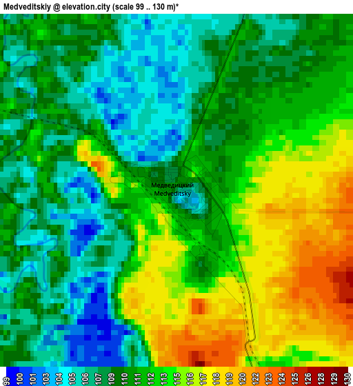 Medveditskiy elevation map