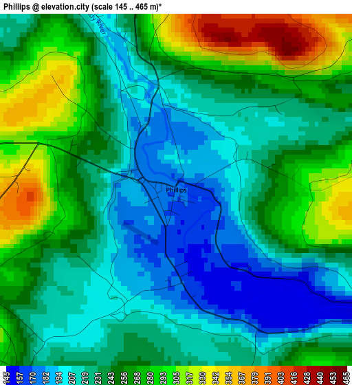 Phillips elevation map