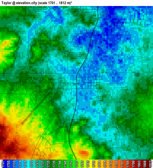 Taylor elevation map