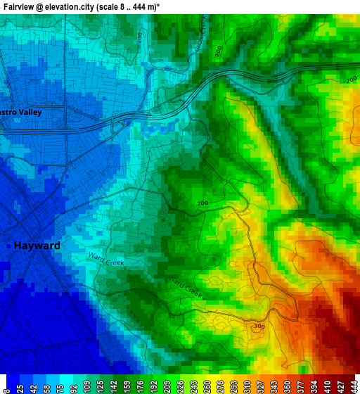 Fairview elevation map