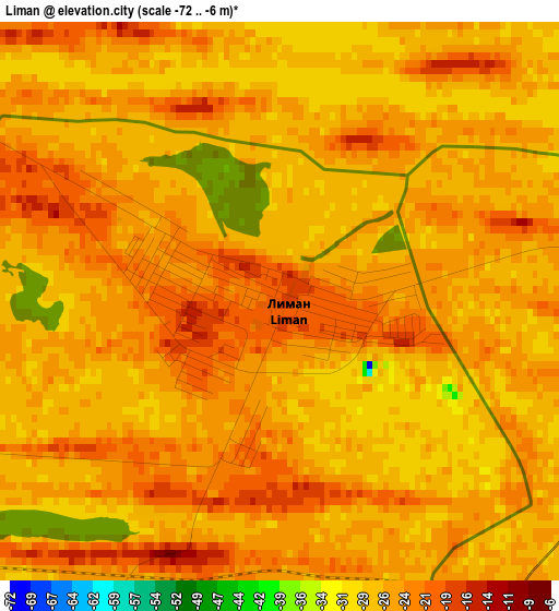 Liman elevation map