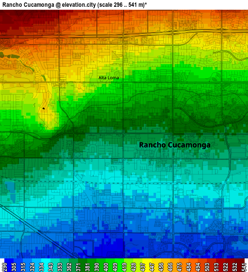 topographic map rancho santa fe 200