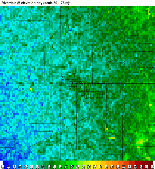 Riverdale elevation map