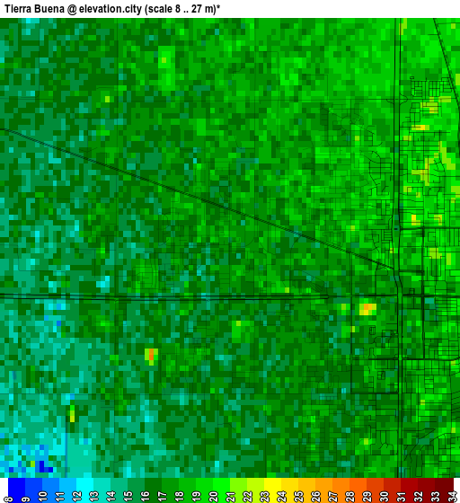 Tierra Buena elevation map