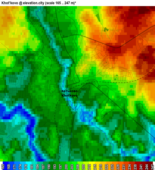 Khot'kovo elevation map