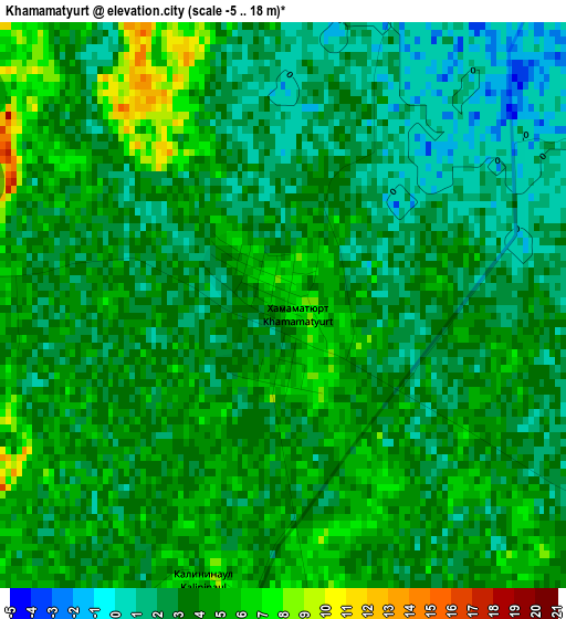 Khamamatyurt elevation map