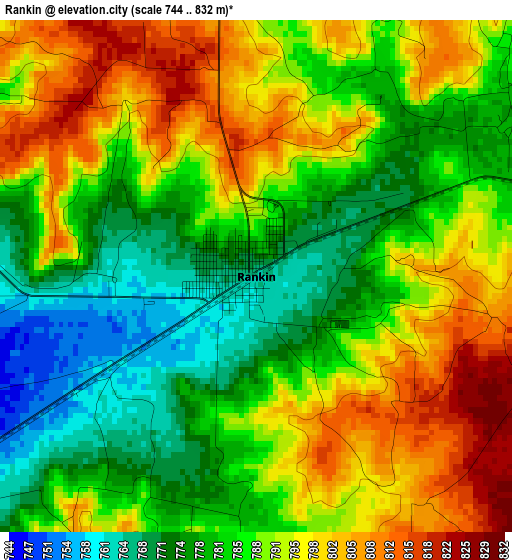 Rankin elevation map