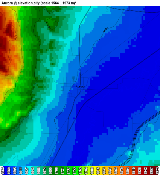 Aurora elevation map