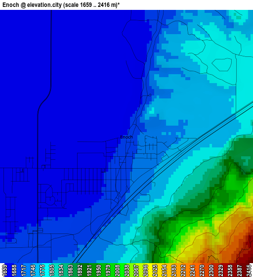 Enoch elevation map